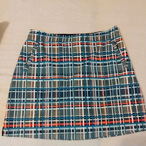 Tail Pants - Tail Size Med Geometric Patterned Women's Golf Skort Plaid